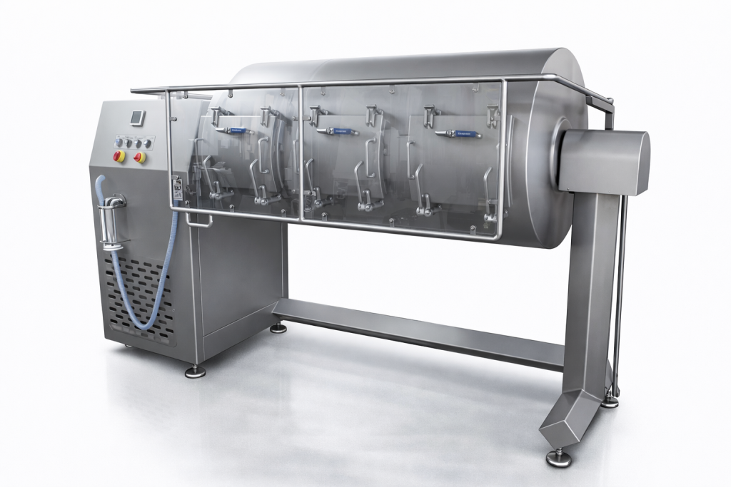 Multidrum meat tumbler