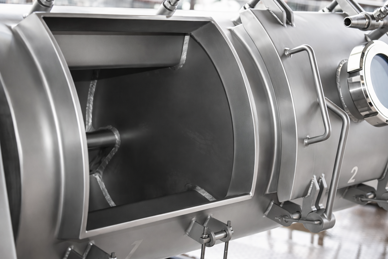 Multi drum vacuum meat tumbler