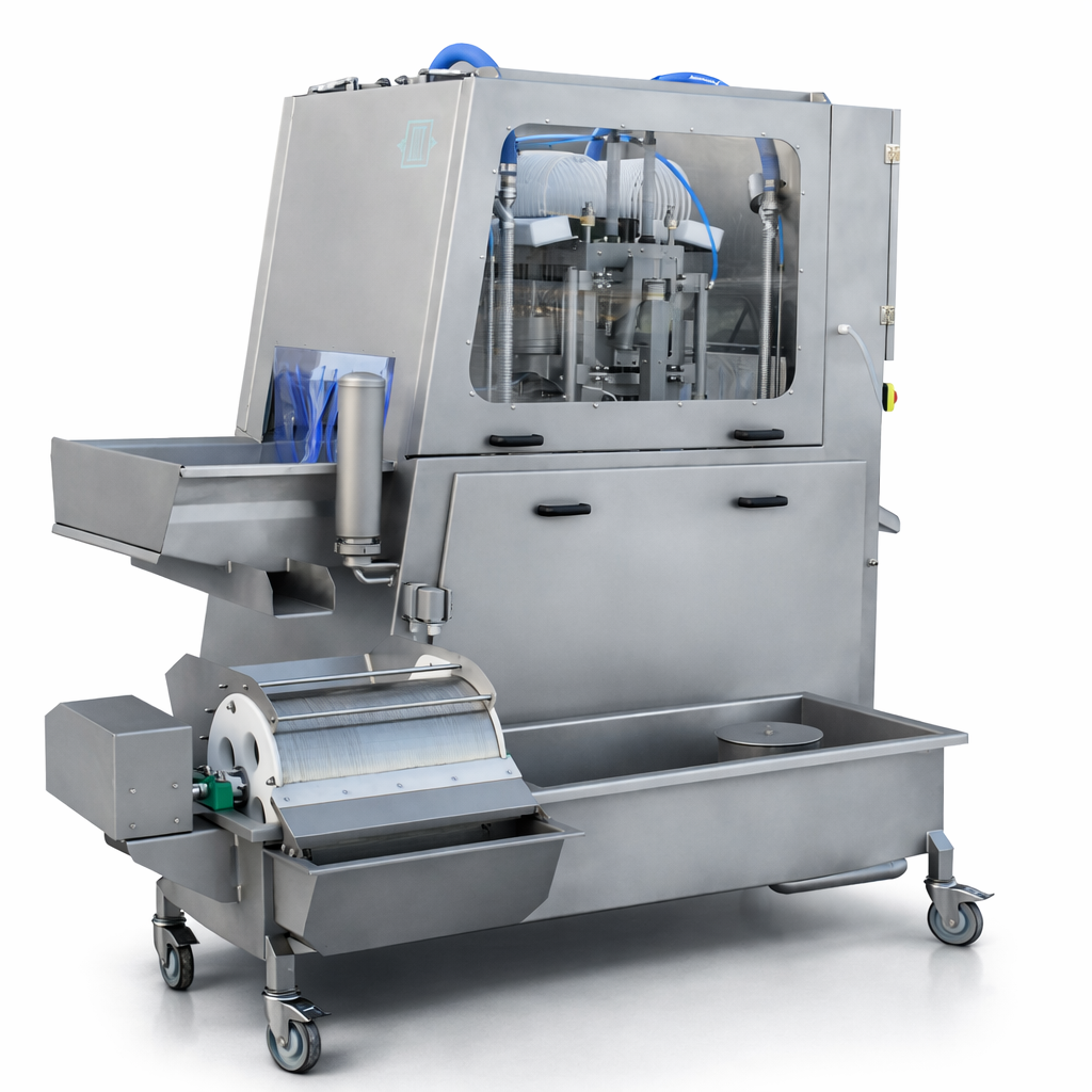 Industrial meat injector