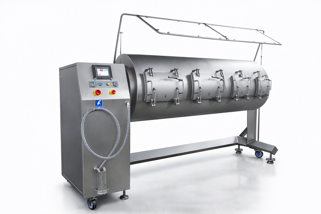 Multidrum meat tumbler